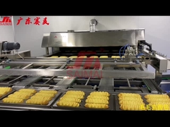 Brot-Produktionslinie, Bäckerei, Proofing, Tunnel-Ofen, Depanner, Kühlung,