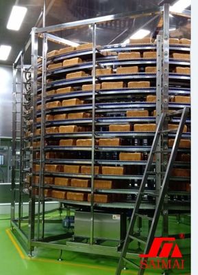 Turn Key Drum Drive 380V Multi Spiral Cooling Conveyor