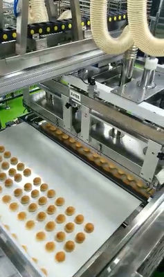 PLC Control 1000kg/H Sweet Bun Automatic Bread Production Line
