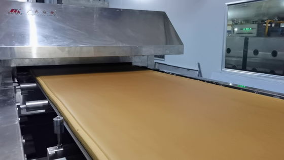 Stahlgurt-Kuchen-Kekse, die Heißluft-Konvektions-Gas-Tunnel-Ofen backen