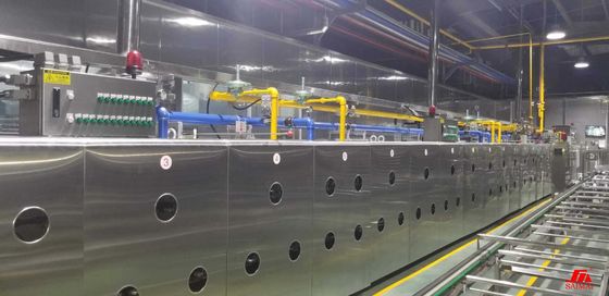 PLC 304 Stainless Steel Continuous Castella Cake Production Line